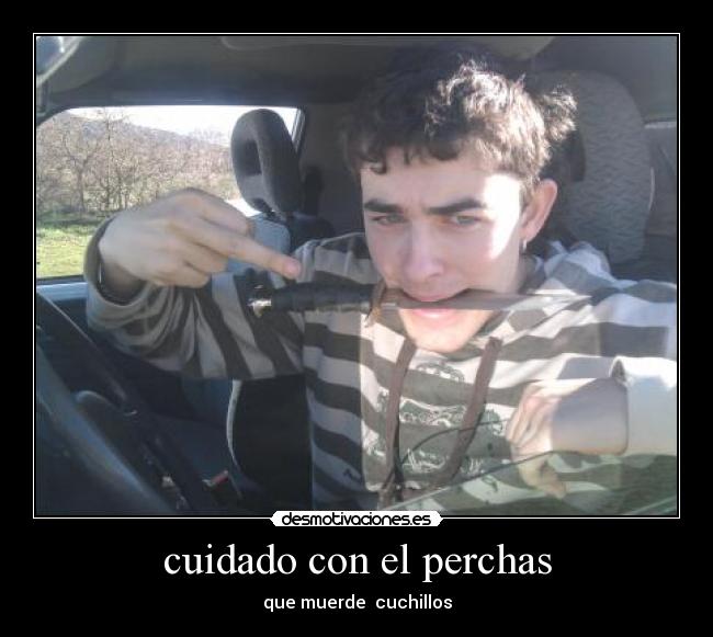 carteles cuidado con perchas desmotivaciones