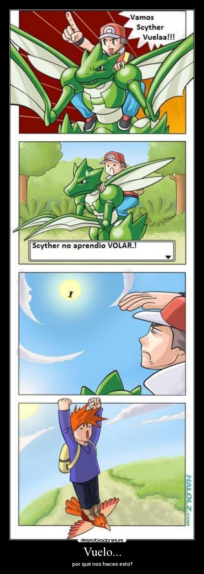 Vuelo... - por qué nos haces esto?