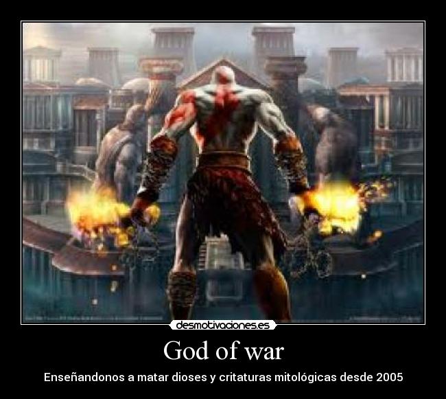God of war - Enseñandonos a matar dioses y critaturas mitológicas desde 2005