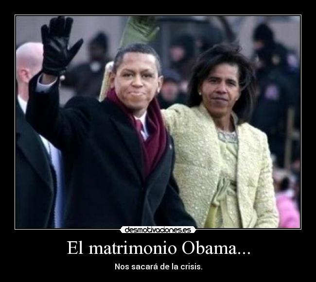 El matrimonio Obama... -