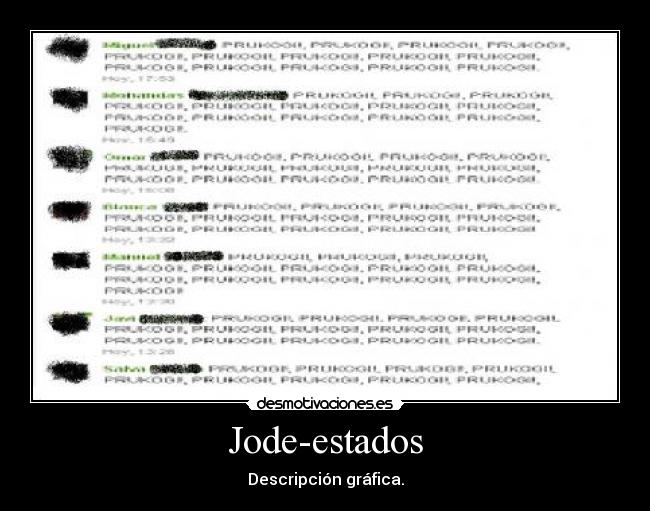Jode-estados - Descripción gráfica.