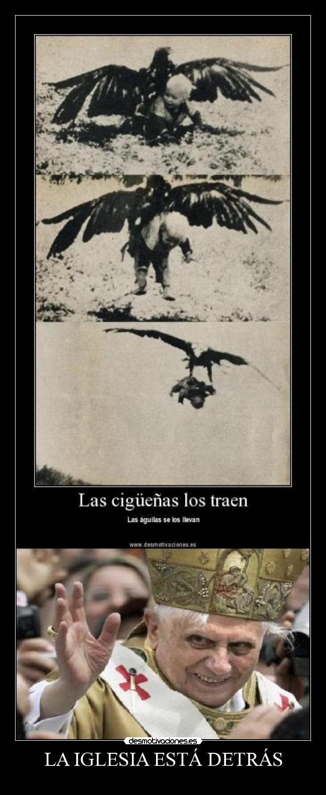 LA IGLESIA ESTÁ DETRÁS -