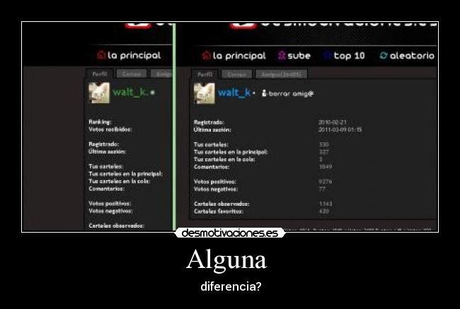 Alguna - diferencia?