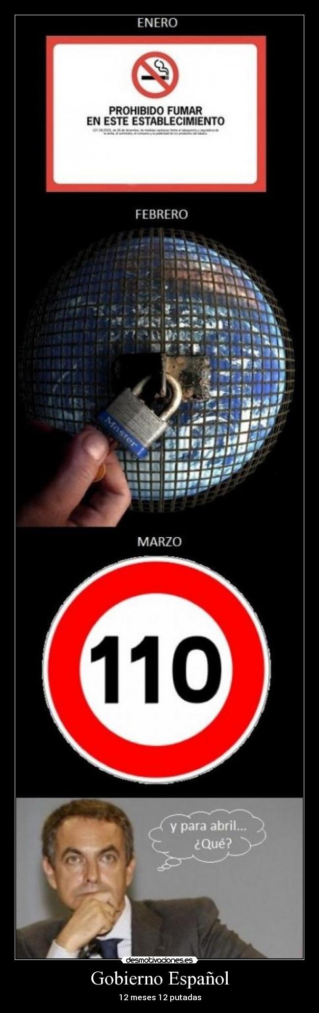 Gobierno Español - 12 meses 12 putadas