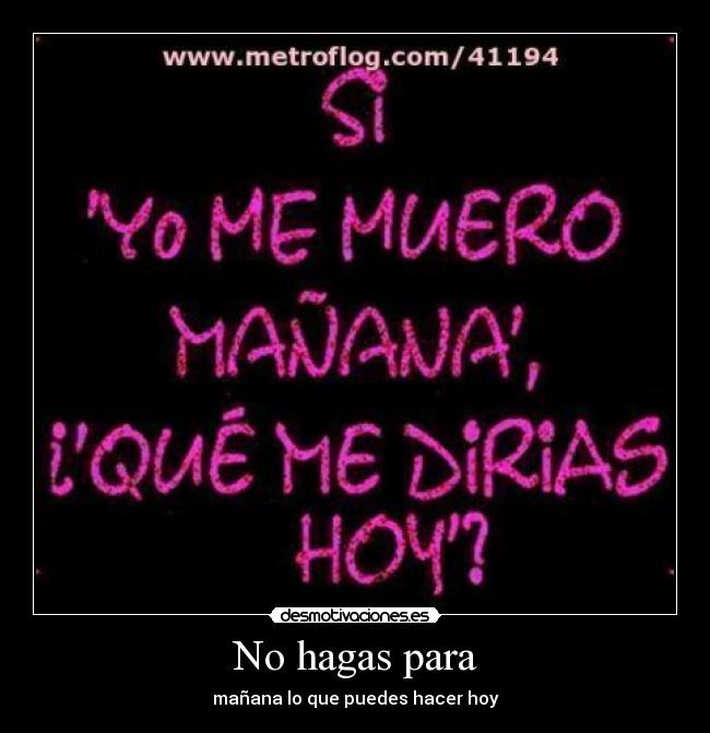 carteles para manana desmotivaciones