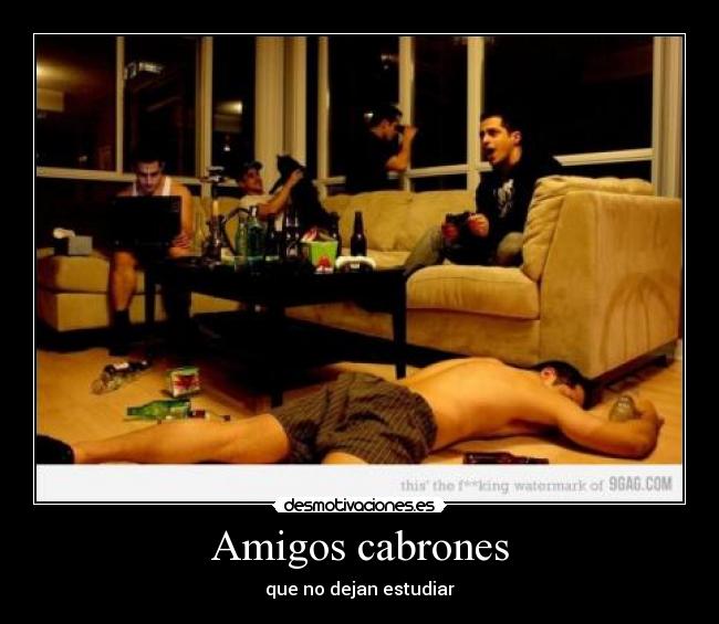 Amigos cabrones - que no dejan estudiar
