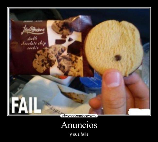 Anuncios - y sus fails