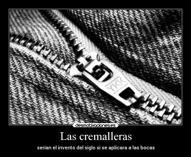 Las cremalleras - 