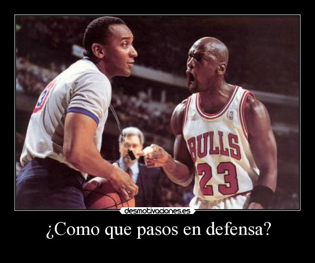 ¿Como que pasos en defensa? -