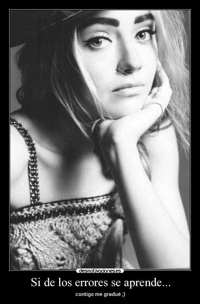 carteles errores aprender tios amor desmotivaciones