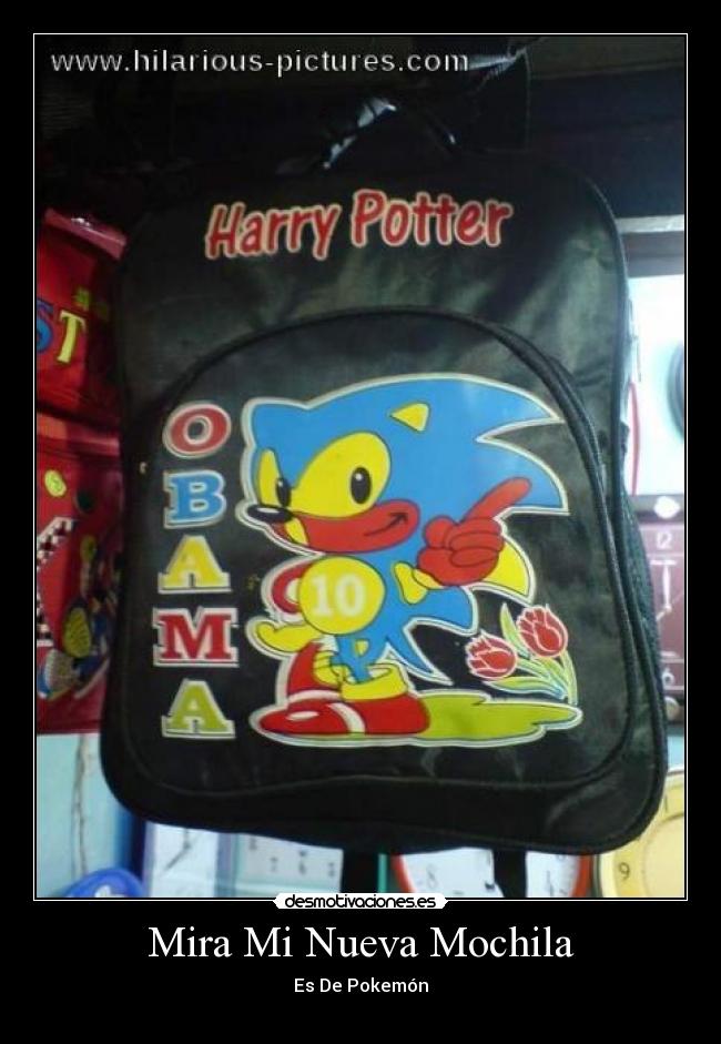 Mira Mi Nueva Mochila - Es De Pokemón