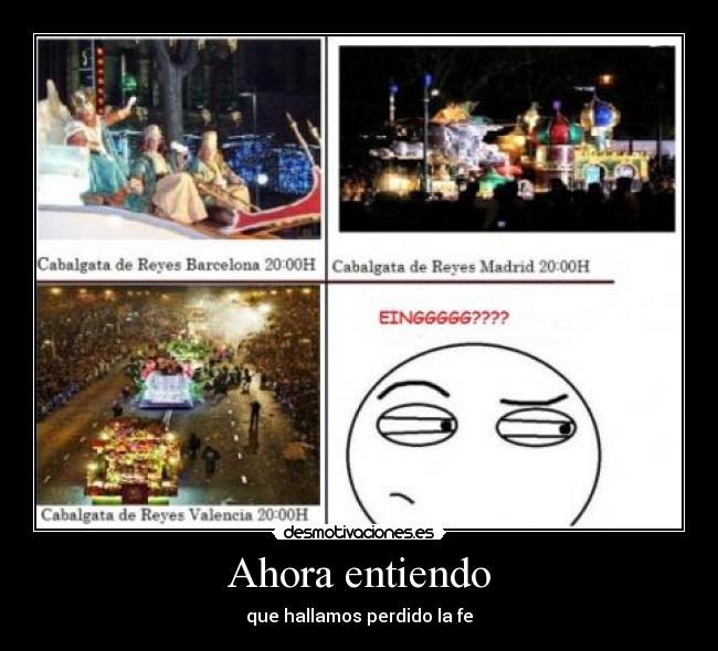 Ahora entiendo - que hallamos perdido la fe