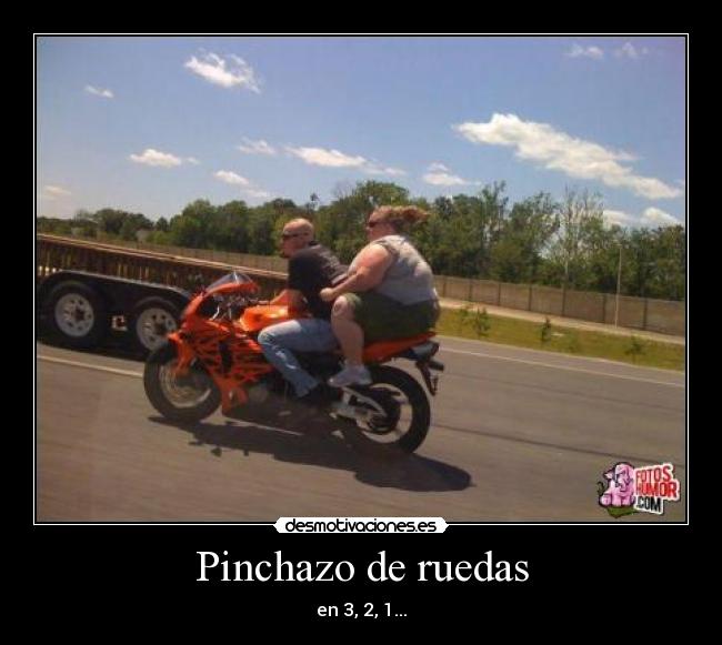 Pinchazo de ruedas - en 3, 2, 1...