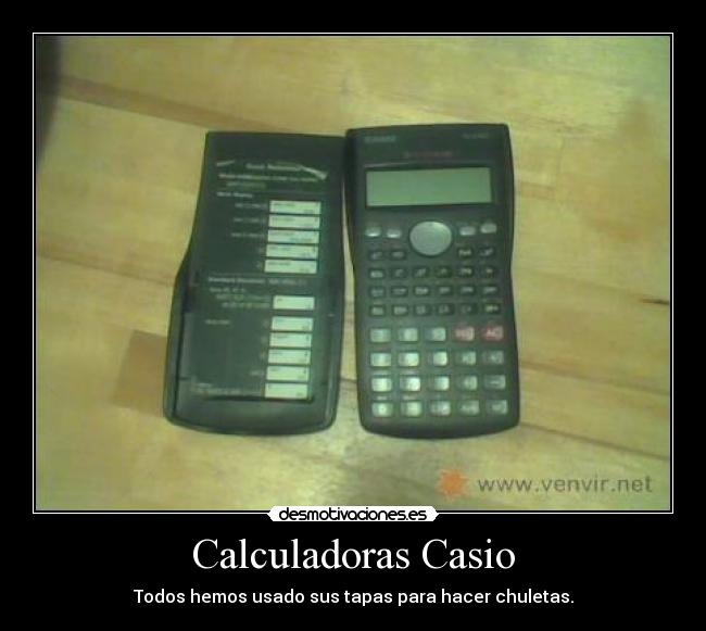 carteles casio desmotivaciones