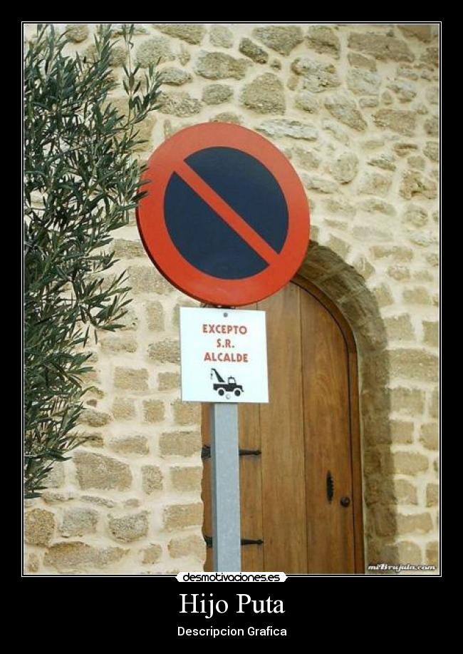 Hijo Puta - Descripcion Grafica