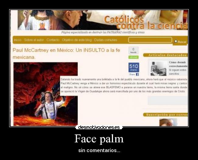 Face palm - sin comentarios...