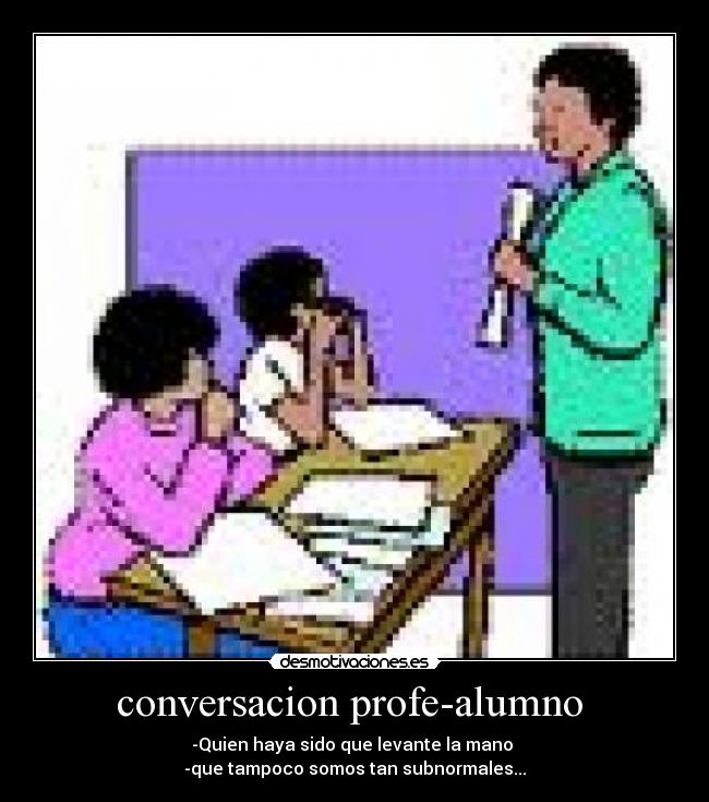 conversacion profe-alumno  - 