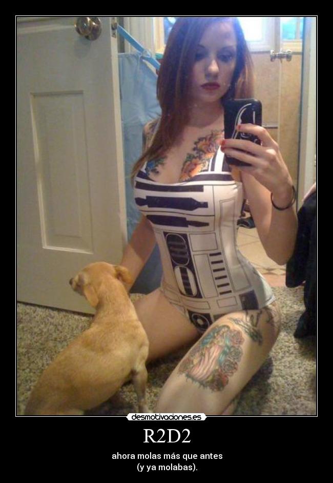 R2D2 - ahora molas más que antes
(y ya molabas).