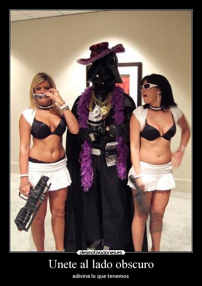 Unete al lado obscuro - adivina lo que tenemos