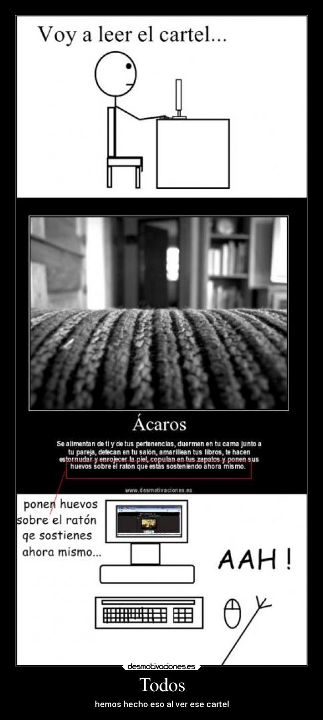 Todos - hemos hecho eso al ver ese cartel