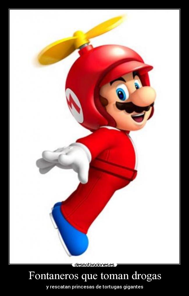 Fontaneros que toman drogas - y rescatan princesas de tortugas gigantes