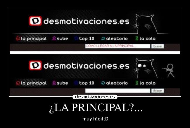 ¿LA PRINCIPAL?... - muy fácil :D