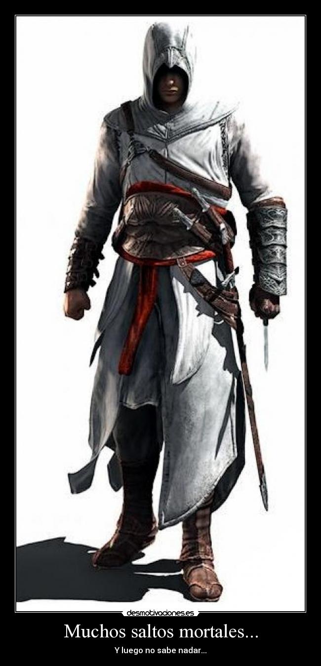 Muchos saltos mortales... - Y luego no sabe nadar...