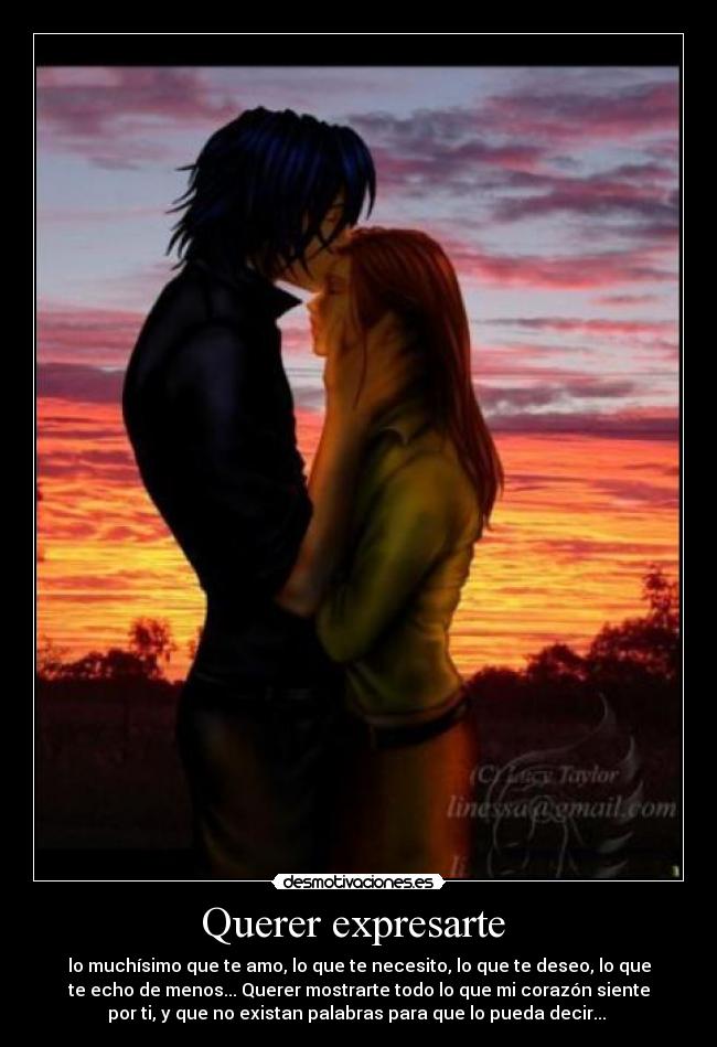 Querer expresarte -