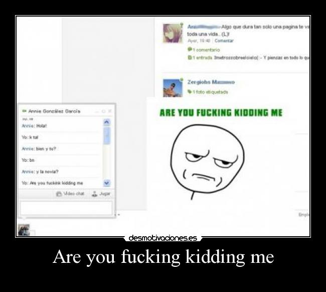 Are you fucking kidding me -