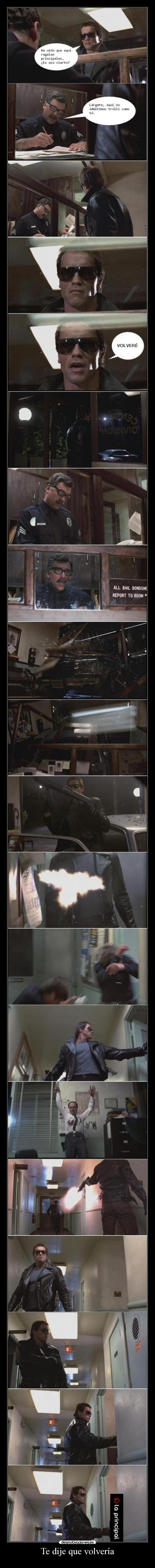 Te dije que volvería -