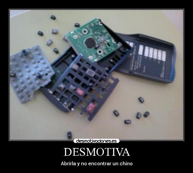 DESMOTIVA - Abrirla y no encontrar un chino