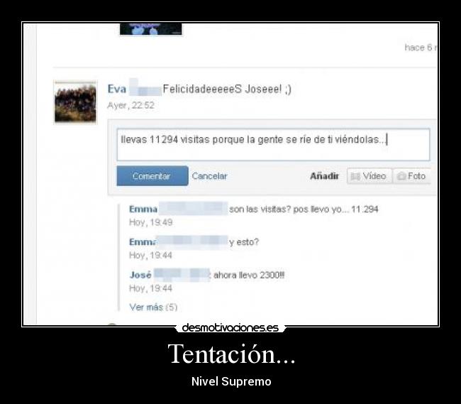 Tentación... - Nivel Supremo
