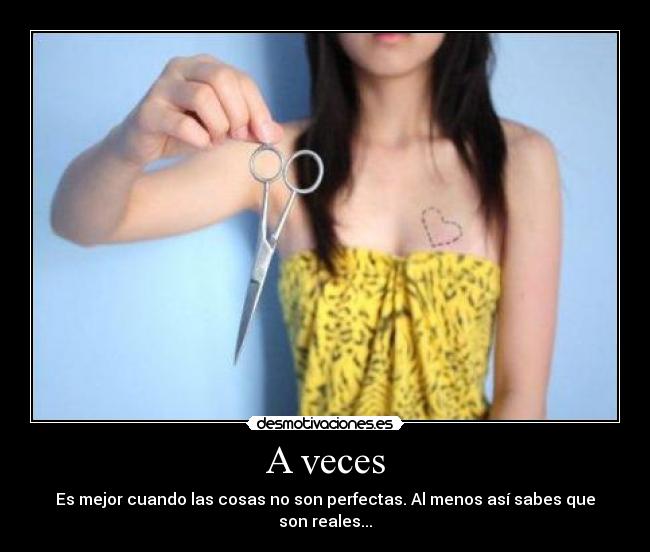 A veces -