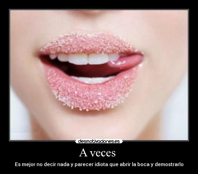 A veces -