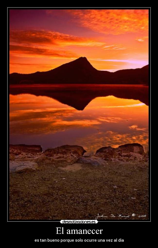 El amanecer -