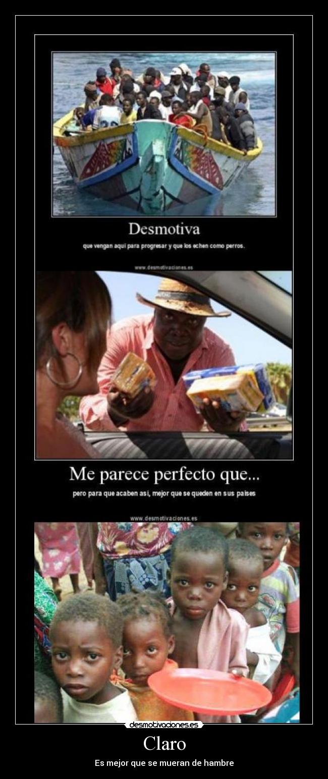 carteles xenofobia desmotivaciones