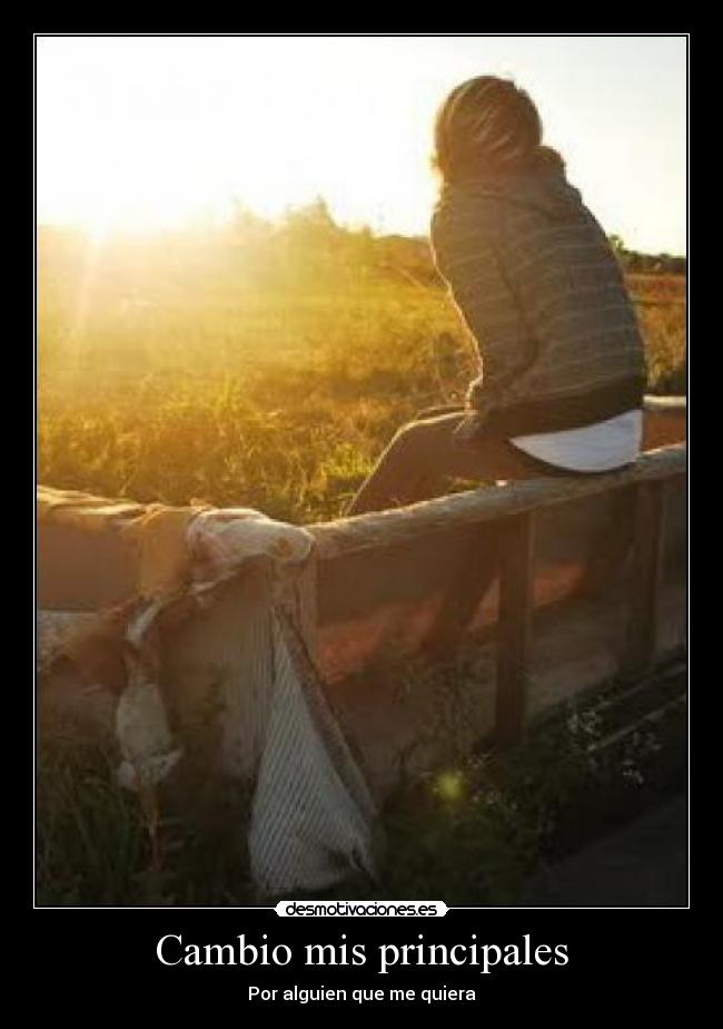 Cambio mis principales - 