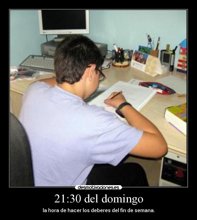 21:30 del domingo -