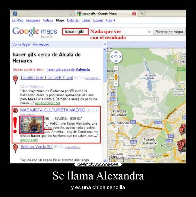 carteles google maps desmotivaciones