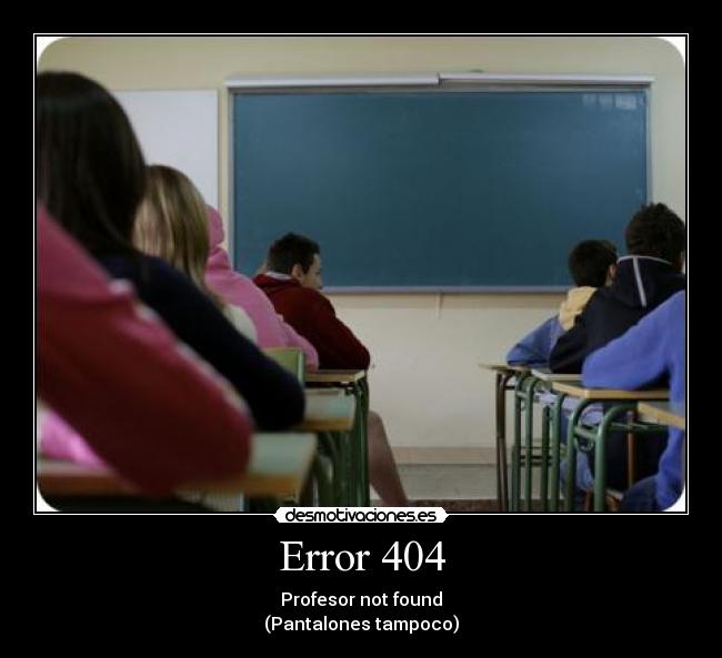 Error 404 -