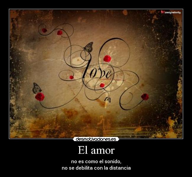 El amor -