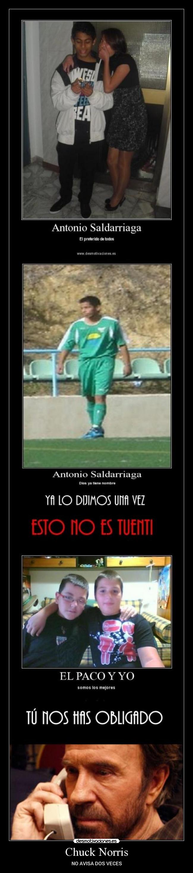 Chuck Norris - NO AVISA DOS VECES