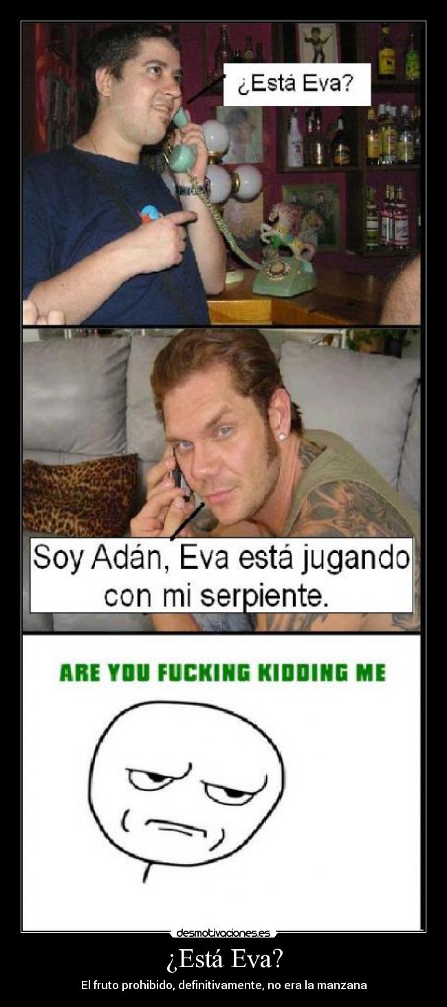 ¿Está Eva? - El fruto prohibido, definitivamente, no era la manzana