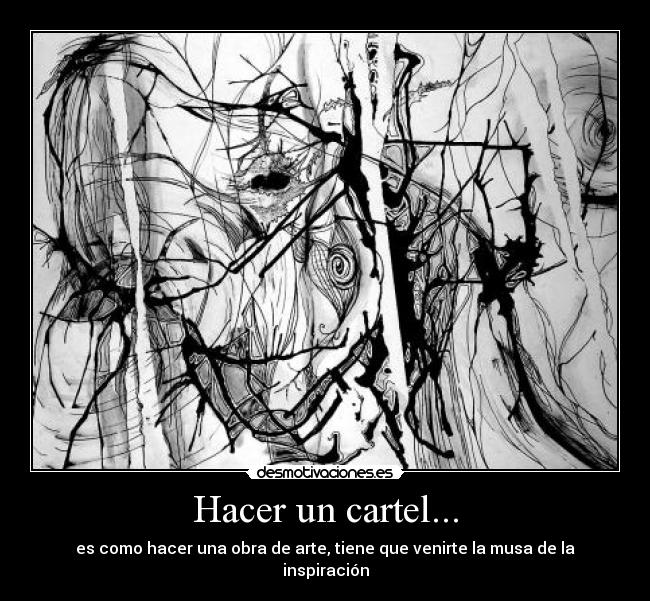 Hacer un cartel... - 