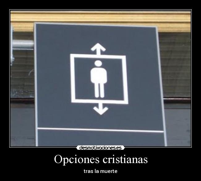 Opciones cristianas - tras la muerte