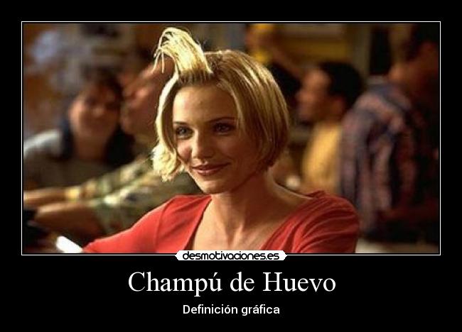 Champú de Huevo - Definición gráfica