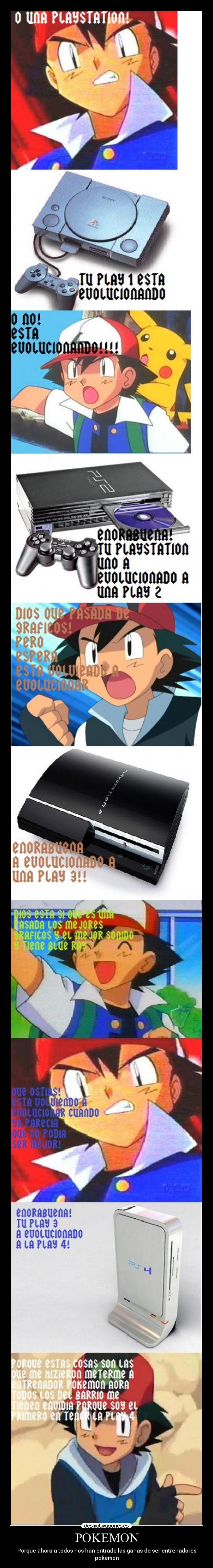 POKEMON - Porque ahora a todos nos han entrado las ganas de ser entrenadores pokemon