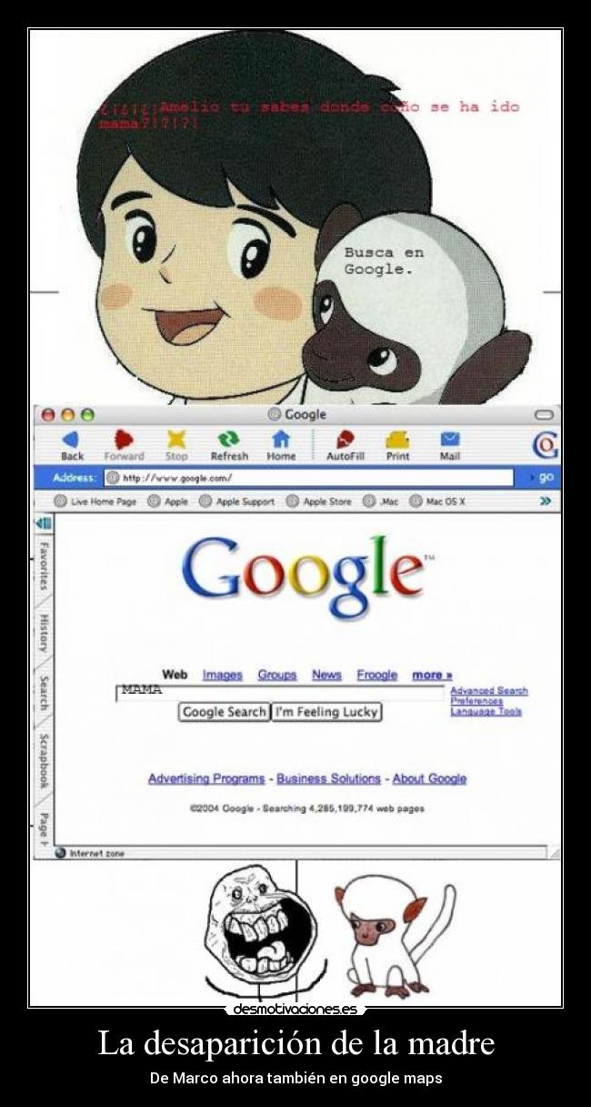 La desaparición de la madre - De Marco ahora también en google maps