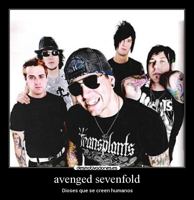 avenged sevenfold - Dioses que se creen humanos