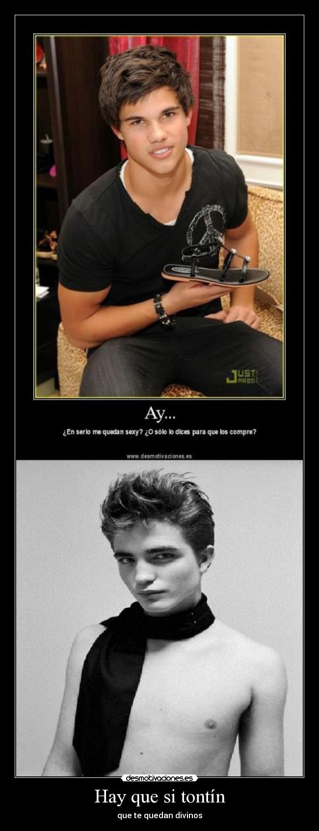 carteles robertt pattinson crepusculo desmotivaciones